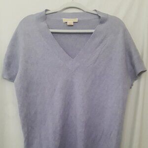 Michael Kors Purple Wool Sweater Vest